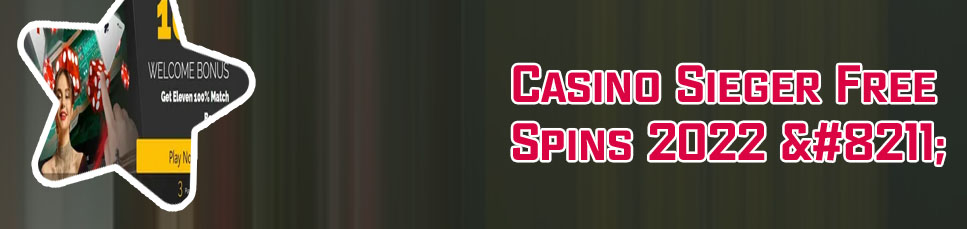 Casino sieger bonus code 2022