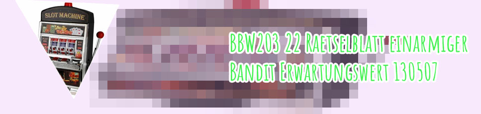 Einarmiger bandit für zuhause
